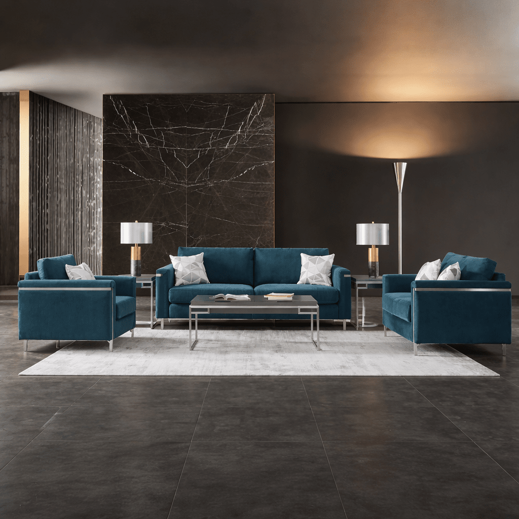 Orin Blue Sofa