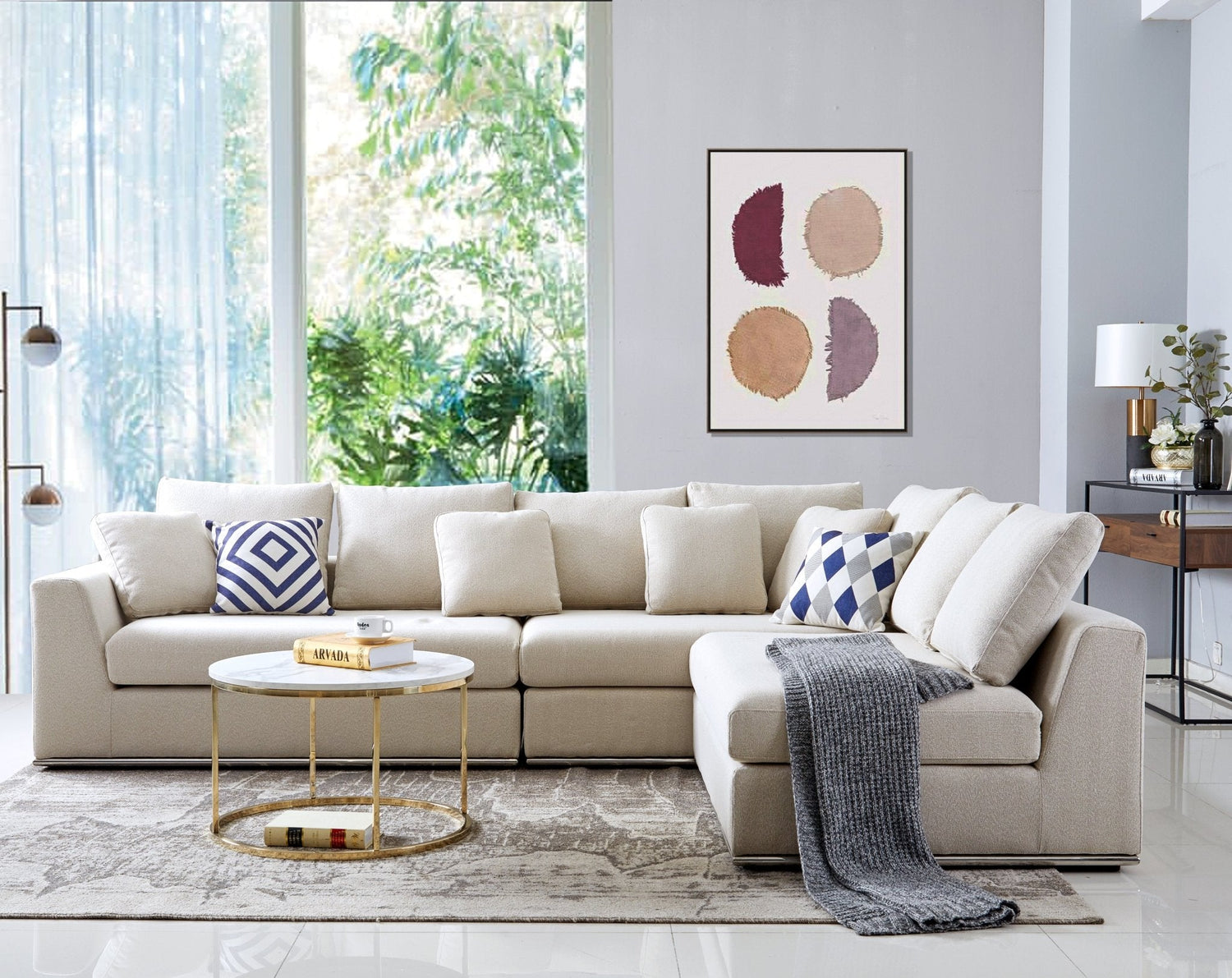 Paris Beige RAF 1.5 Seater (154CM)