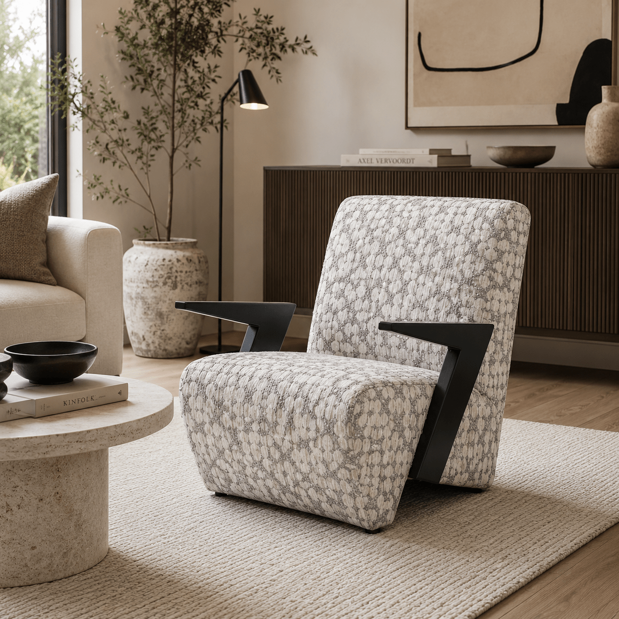 Pylon Mosaic Accent Chair