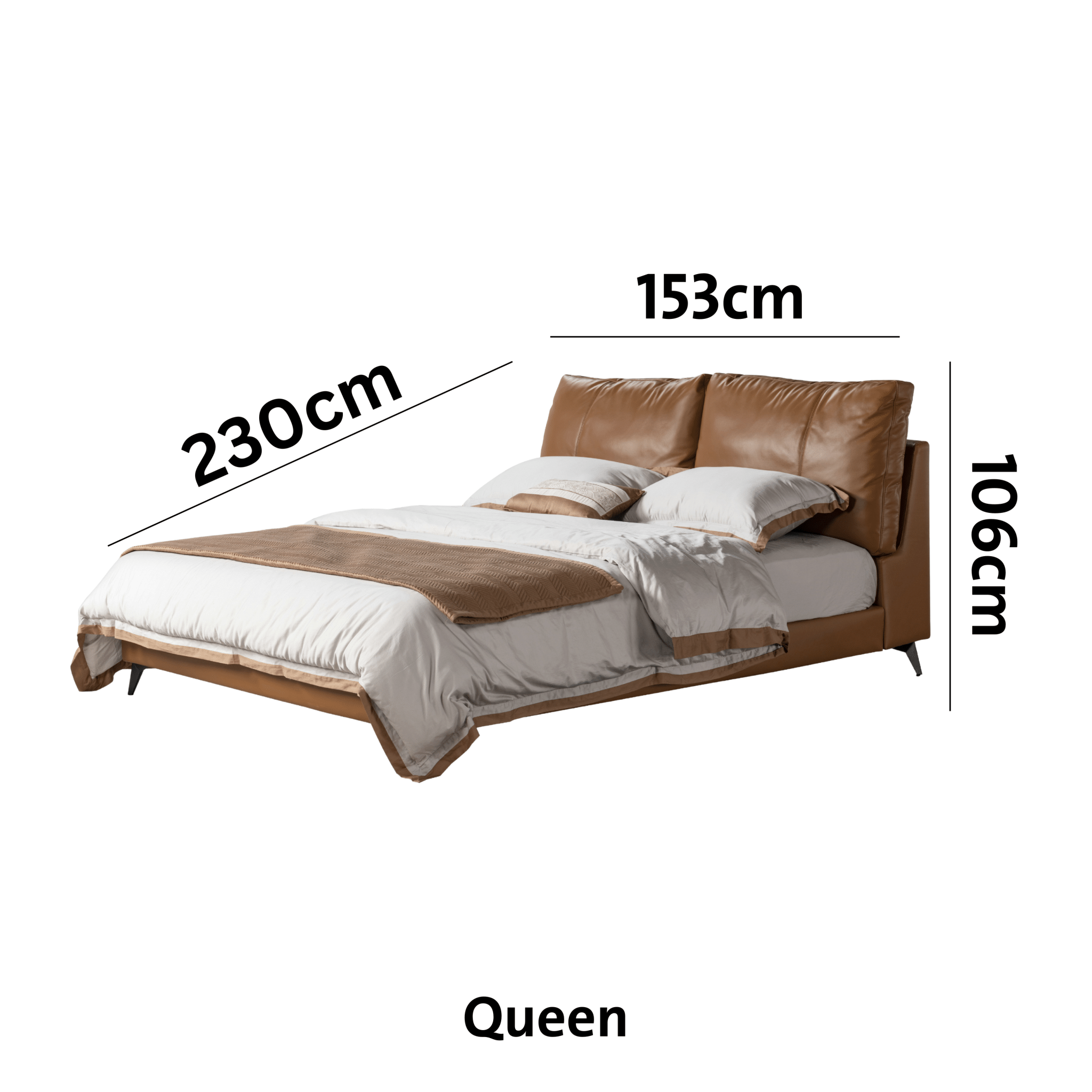 Starlit Sleeper Grey King Bed x W196