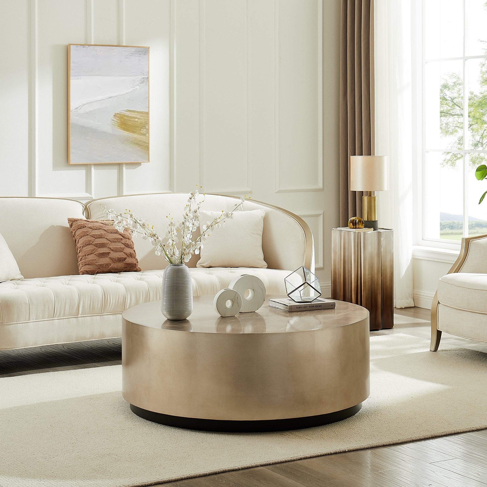 Rimal Round Cocktail Table