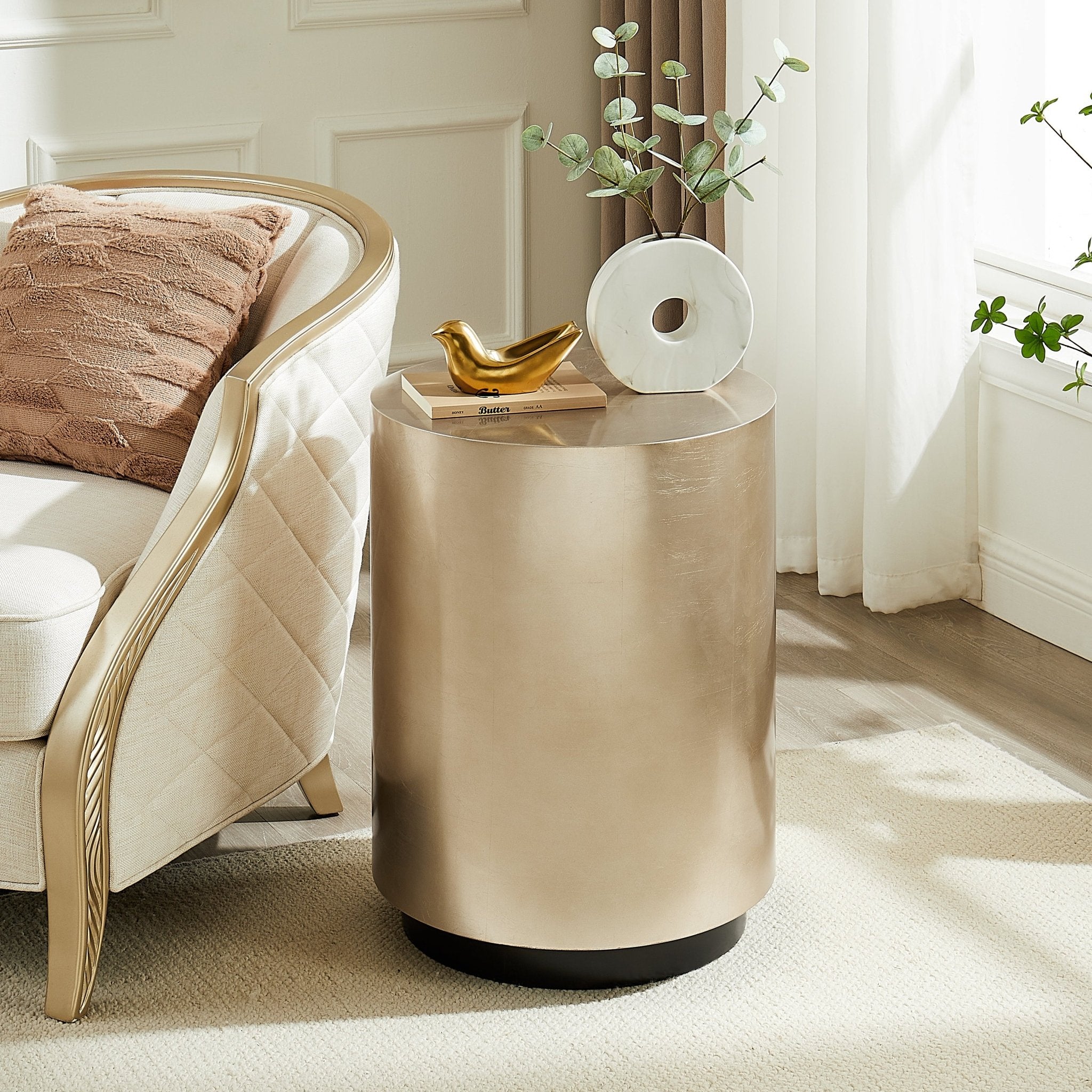 Rimal Round End Table