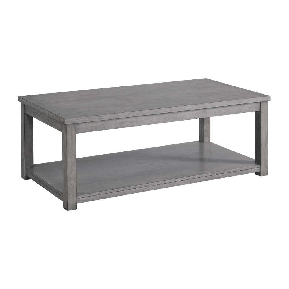 Rina Three Pack Occasional set; coffee W/ Casters in grey