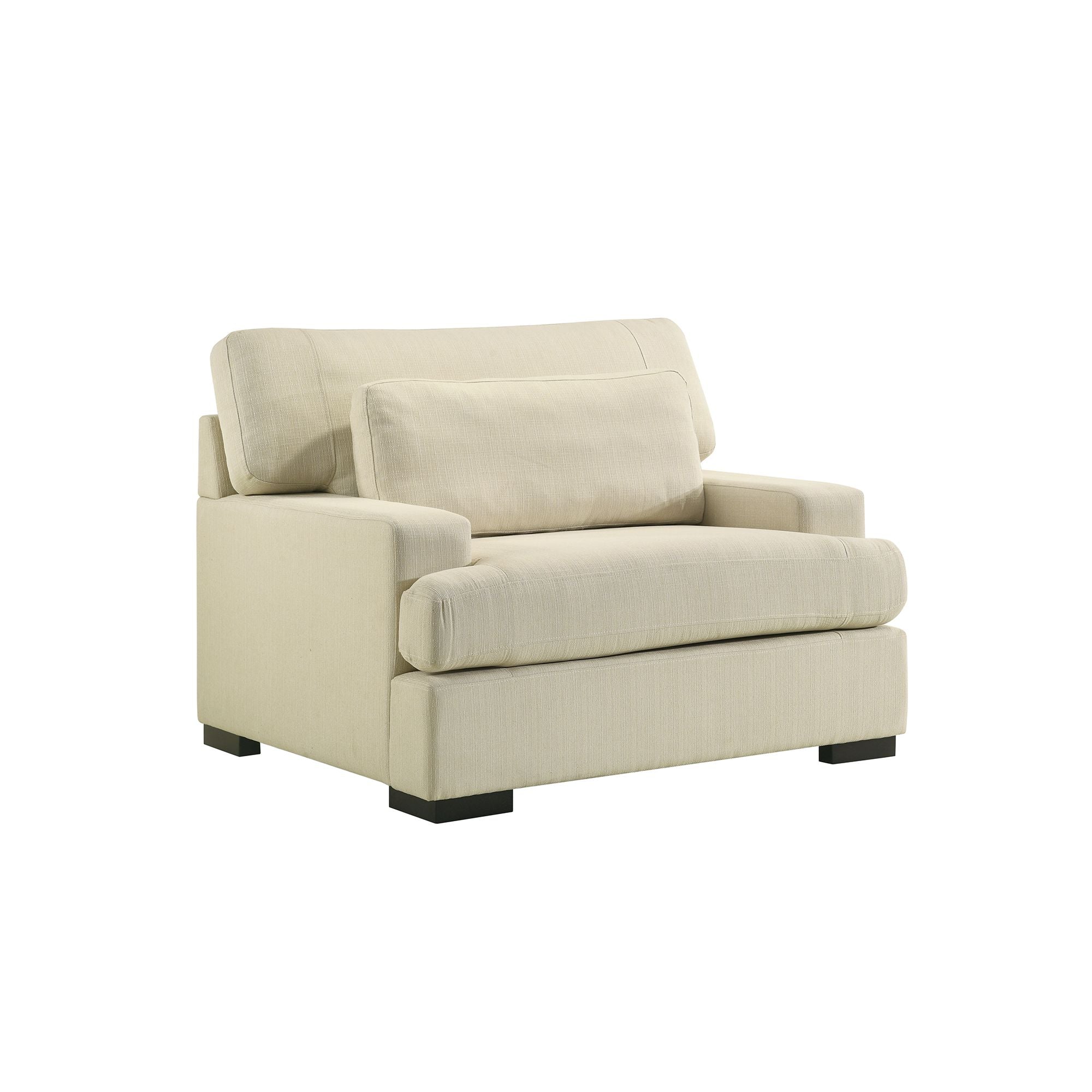 Rodeo Chair With 1 Bolster Pillow In Natural