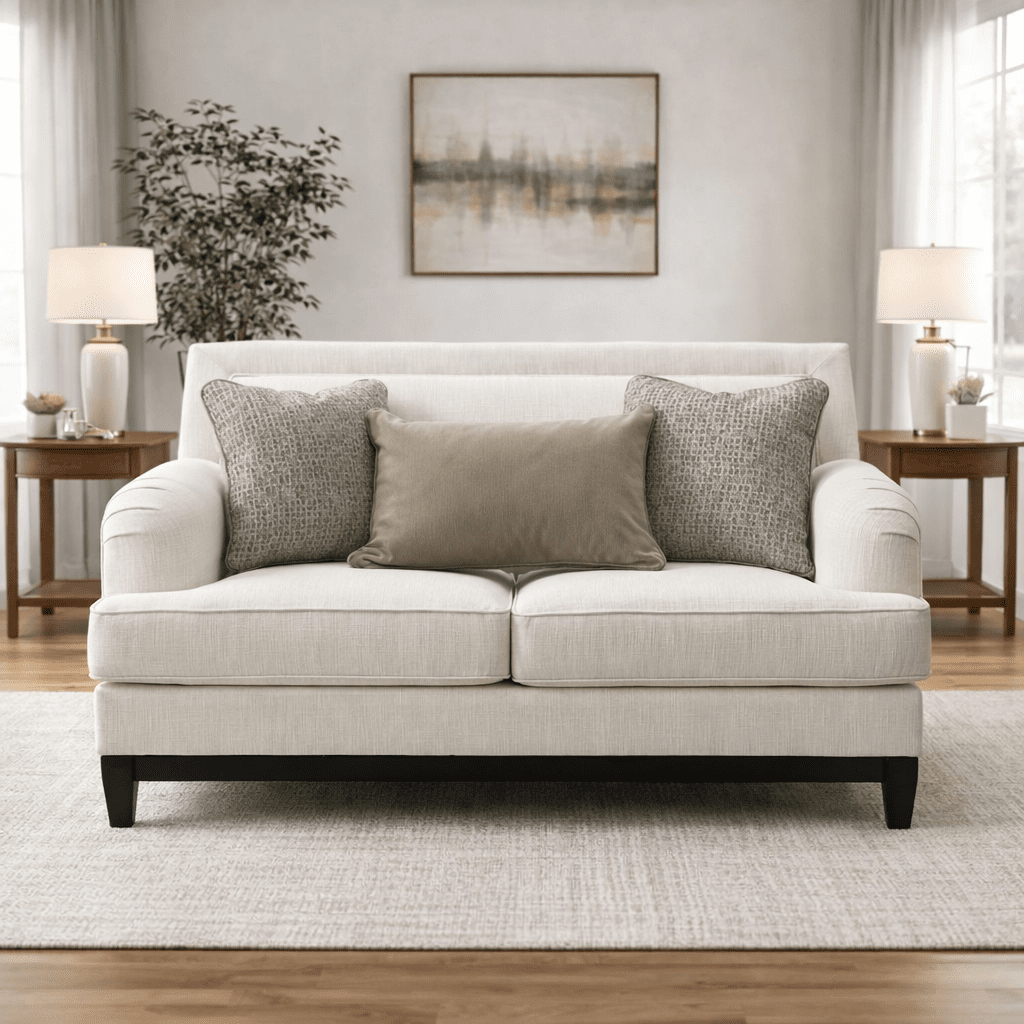 Romanian Key Beige Loveseat