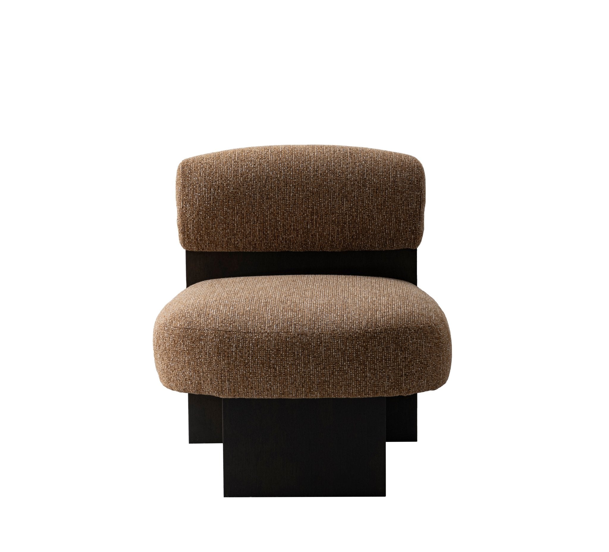 Sahara Sand Leaner Brown Accent Chair