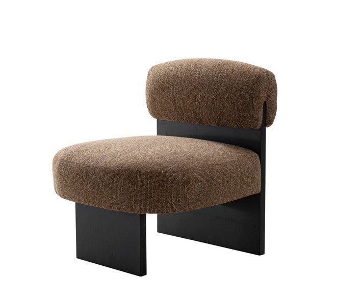 Sahara Sand Leaner Brown Accent Chair