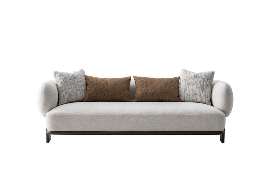 Sahara Sand Leaner Beige Sofa