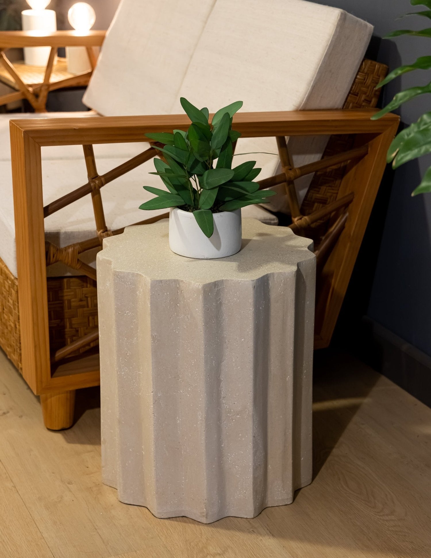 SCALLOP END TABLES