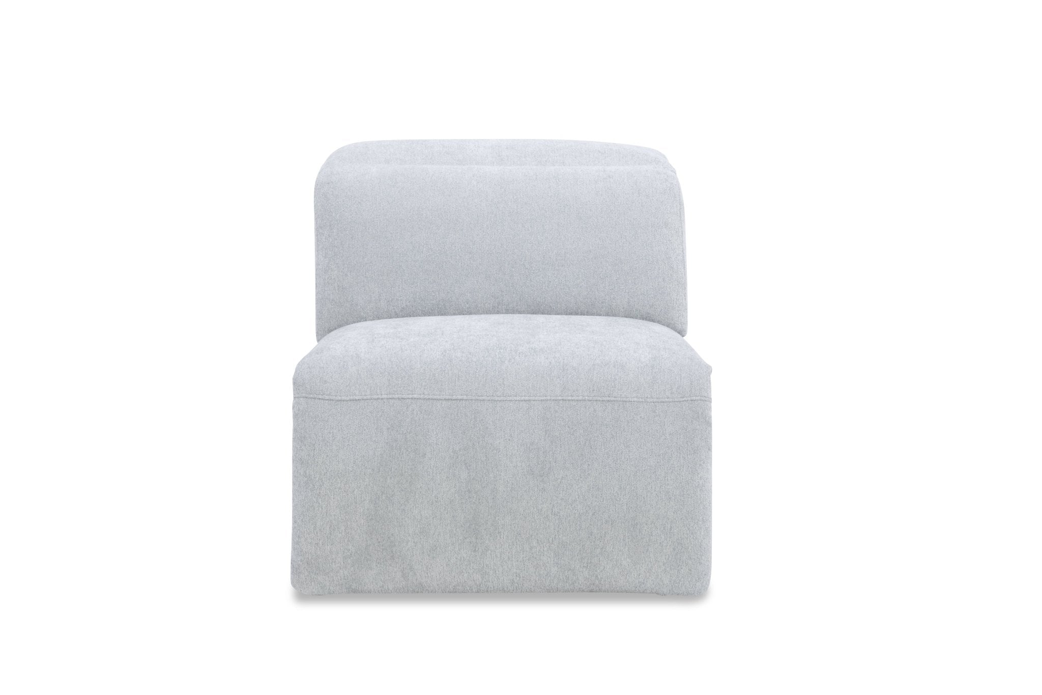 Seequence Gray Armless Chair