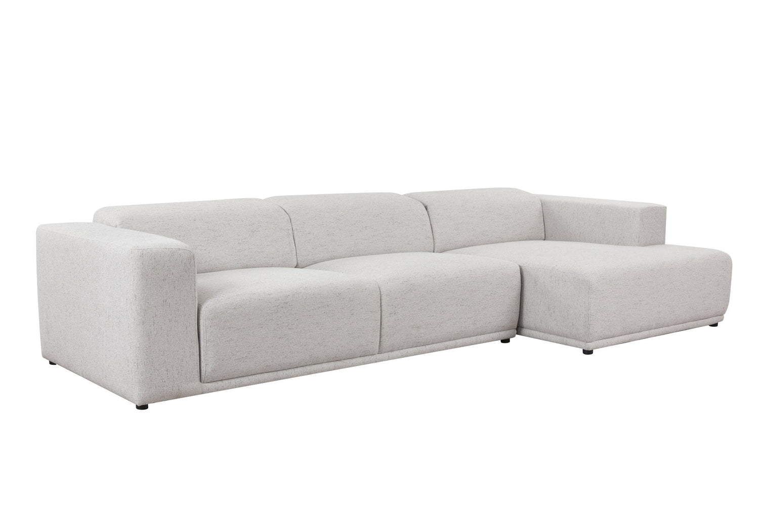 Serene light gray Right Chaise (118CM)