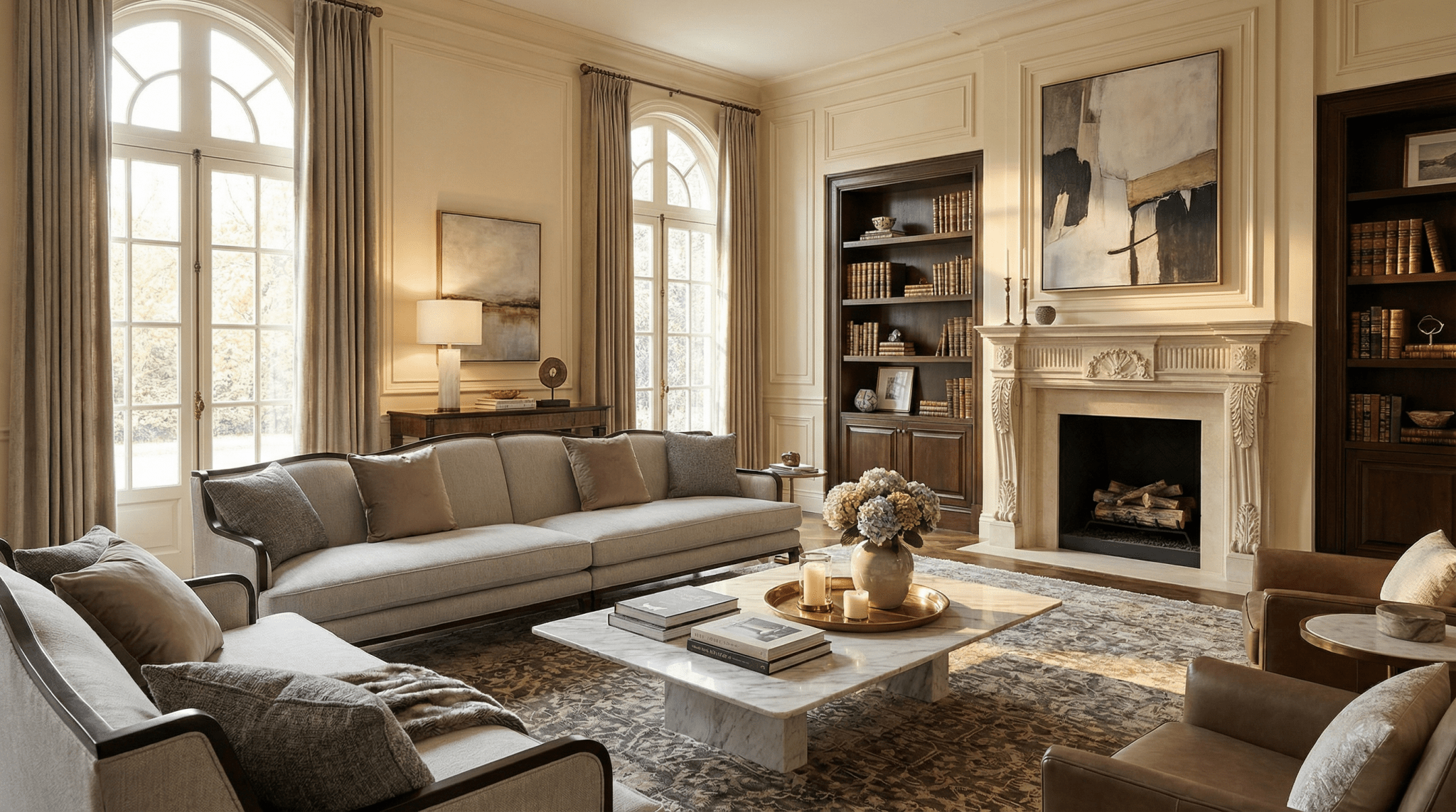 Shoug Grey Sofa Set