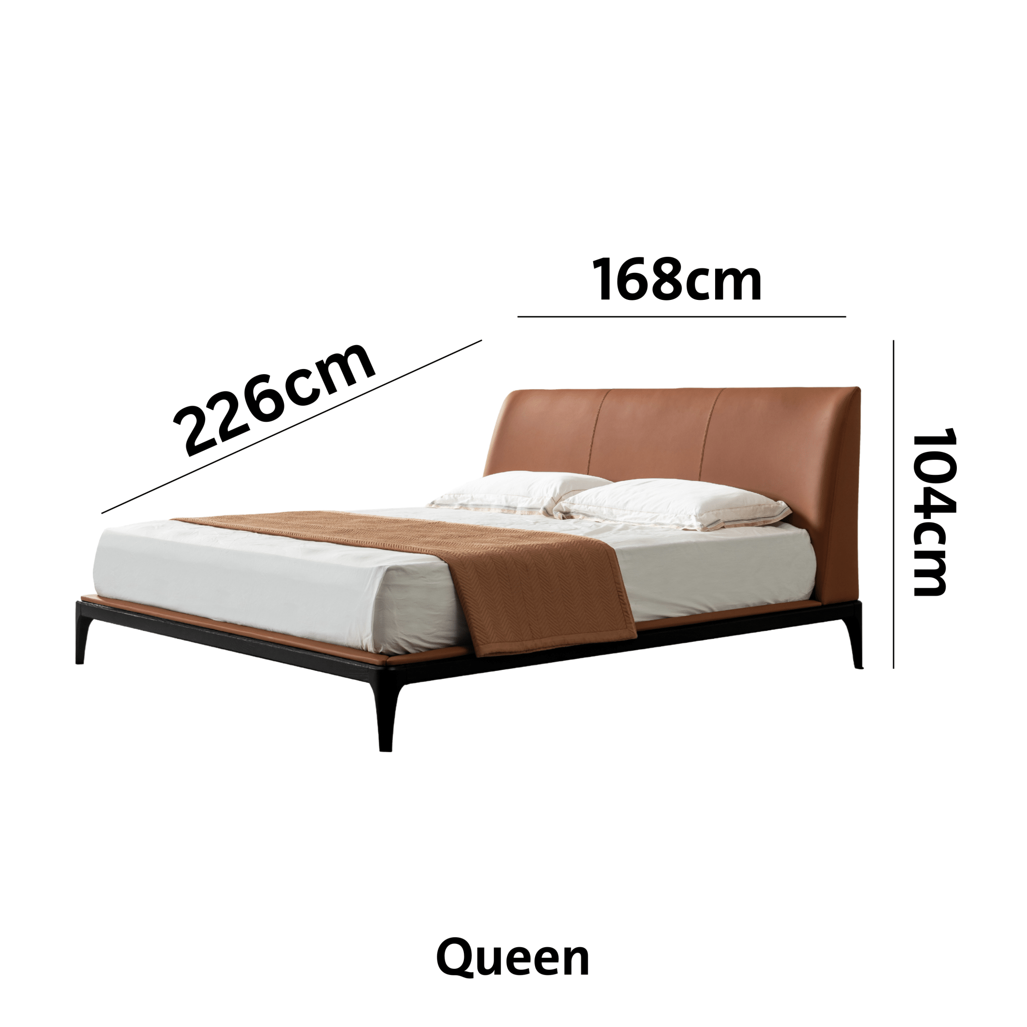 Starlit Sleeper Grey King Bed x W196