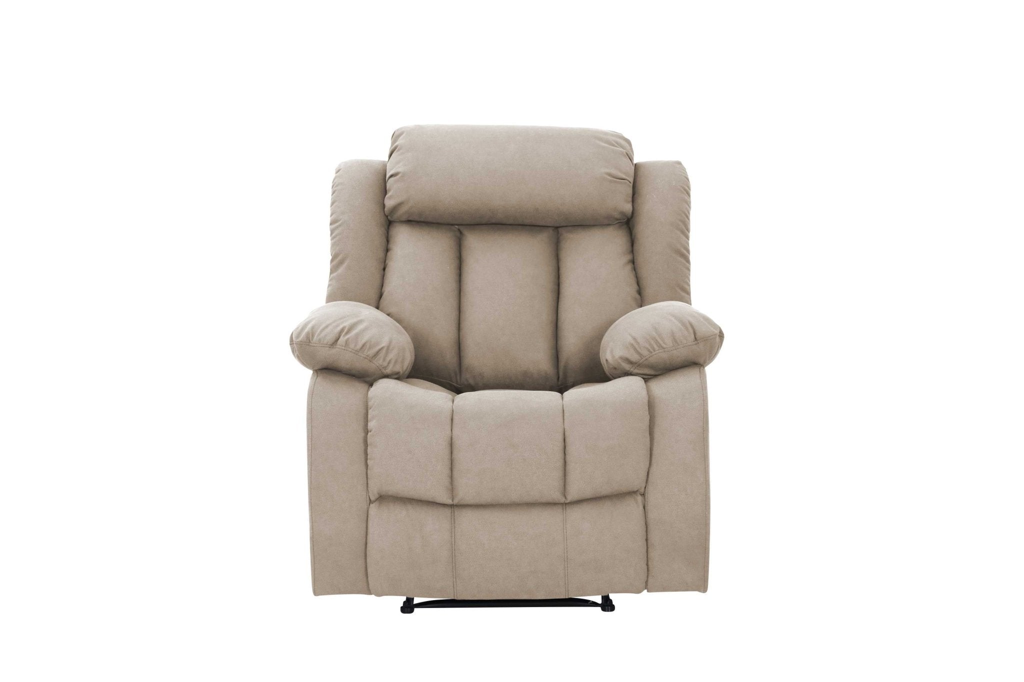 SnugLux Manual Beige Recliner