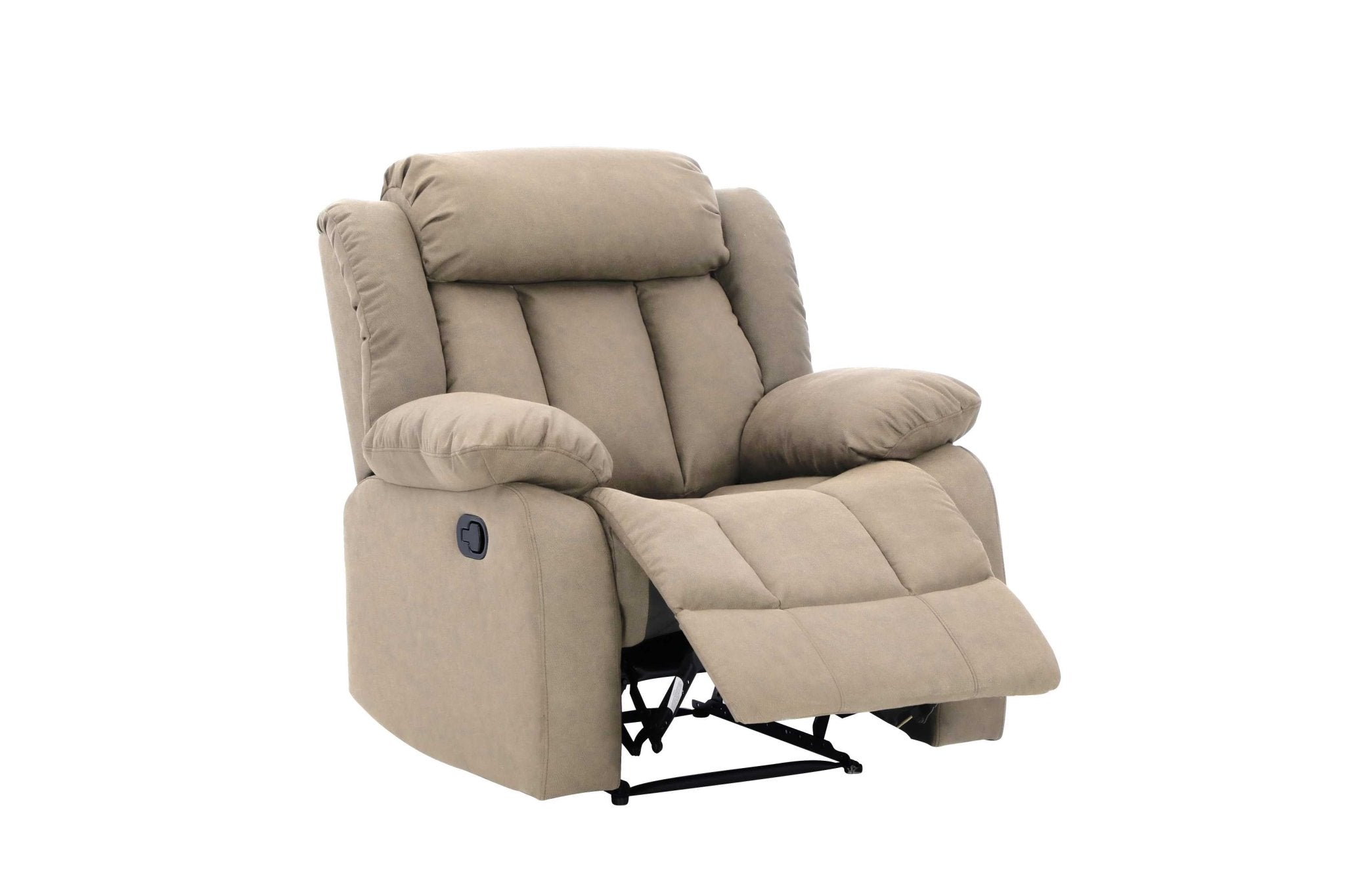 SnugLux Manual Beige Recliner