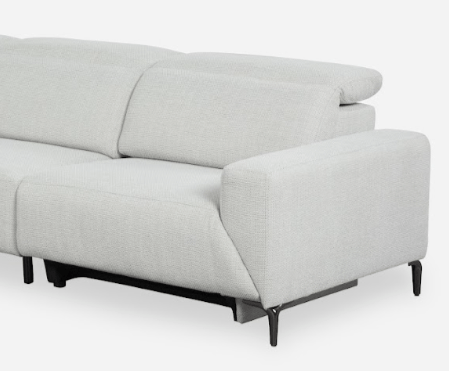Solace Grey Motion Power Sectional