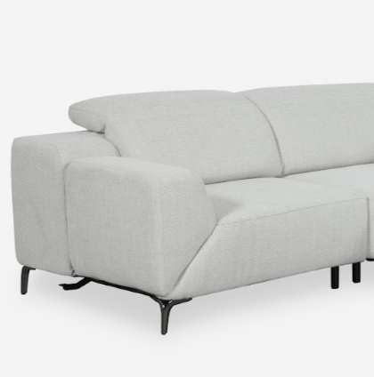 Solace Grey Motion Power Sectional