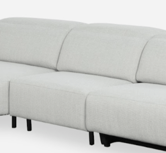 Solace Grey Motion Power Sectional