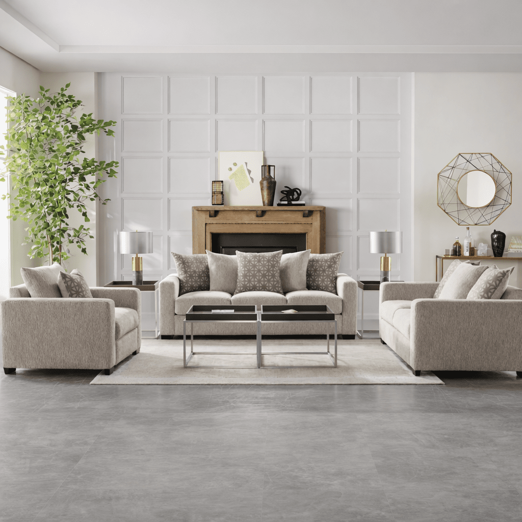 Stars Beige Loveseat