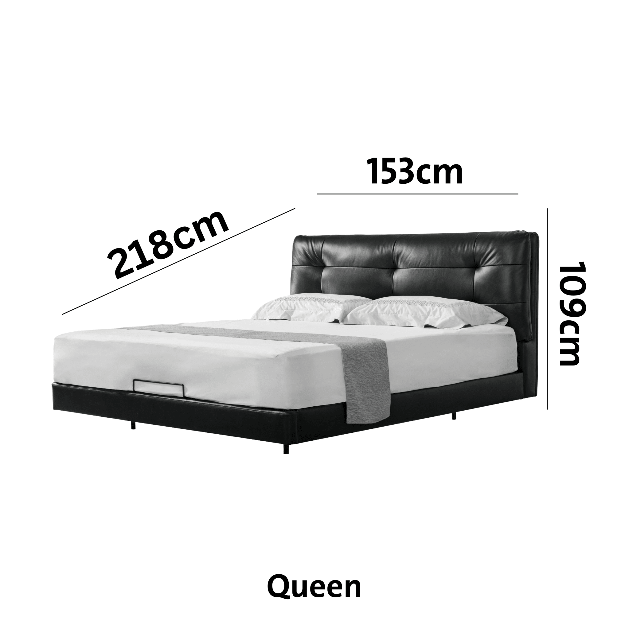 Starlit Sleeper Grey King Bed x W196