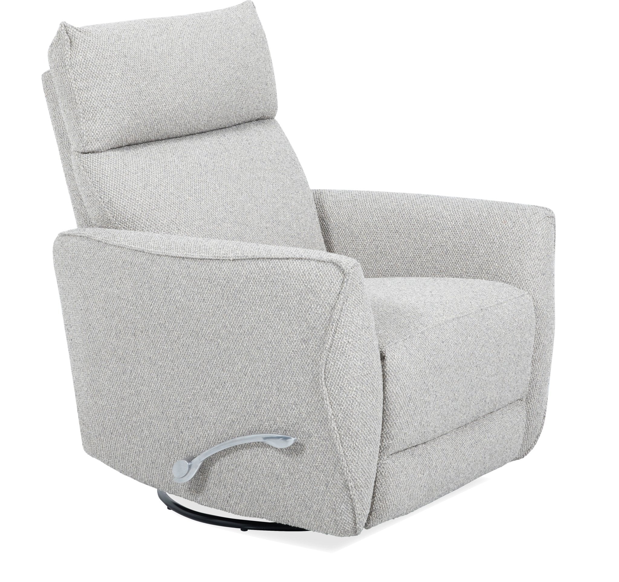 SwayMax Grey Swivel Recliner