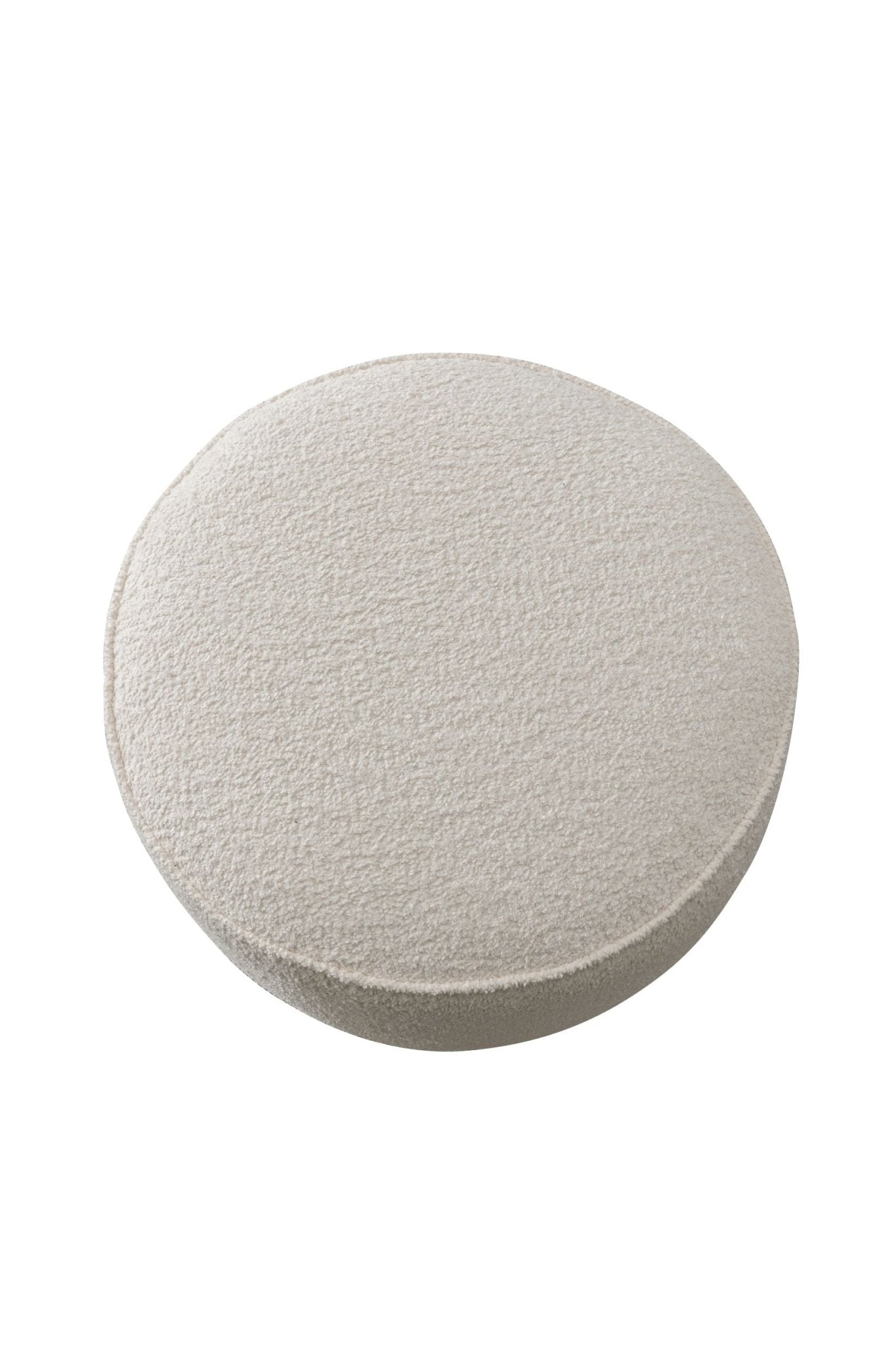 Beige Boucle Ottoman W55.5xH44cm