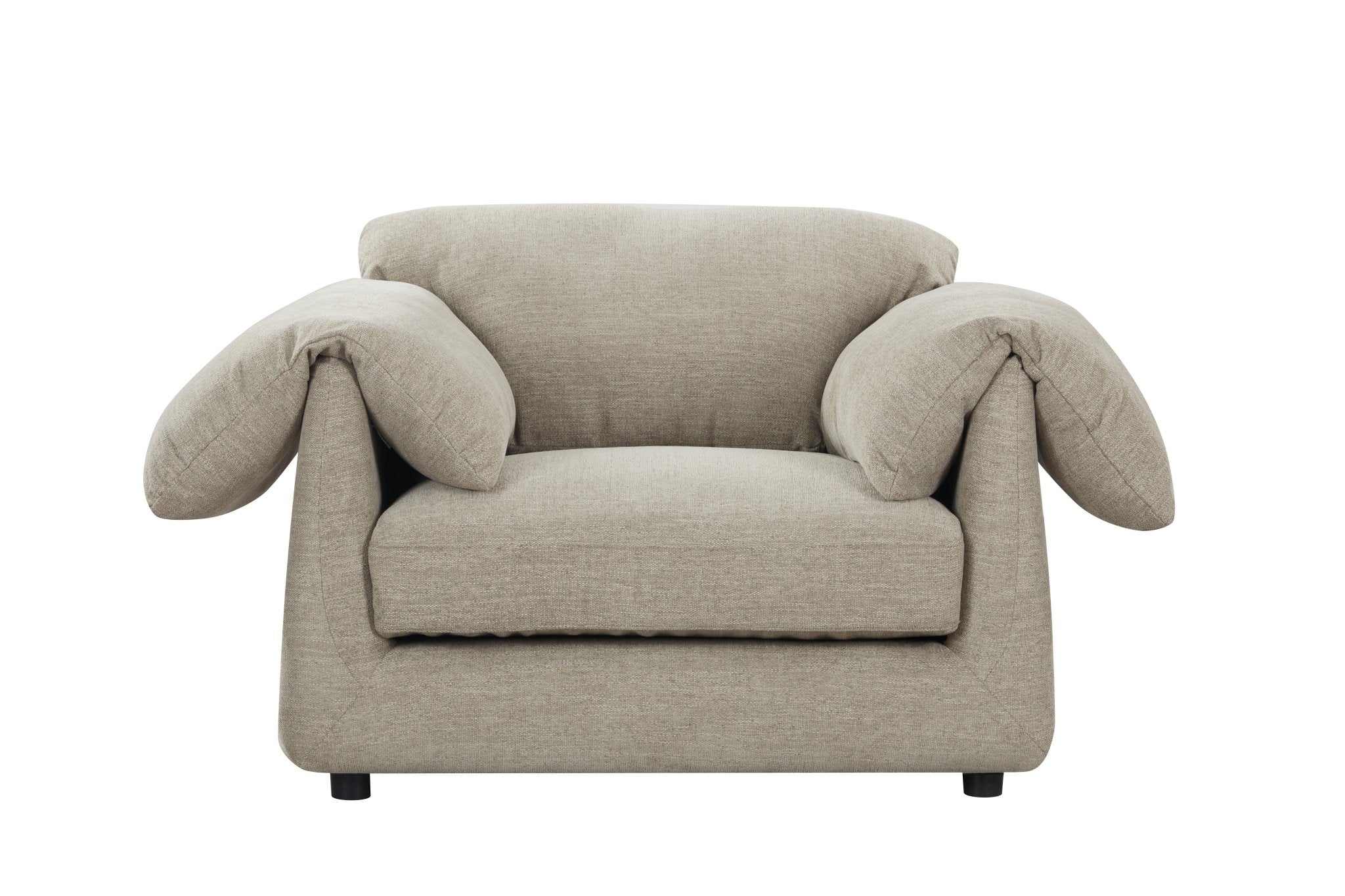 Tera gray brown Arm Chair (125CM)