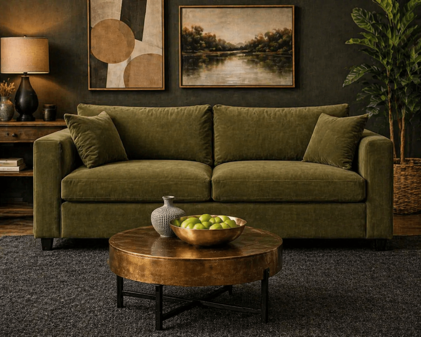 Terrona Rust Loveseat