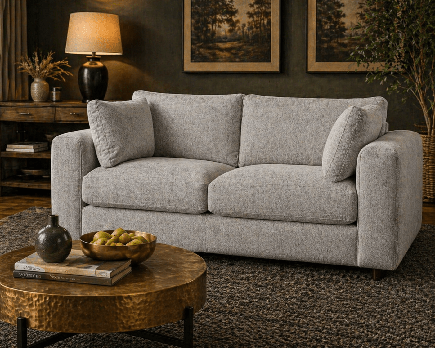Terrona Rust Loveseat