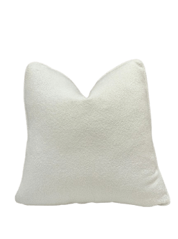 Textured White Cushion