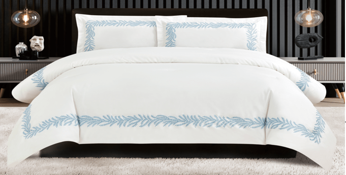 TH-E2004 Kyle Q DUVET Comforter Sets (3 PCS)