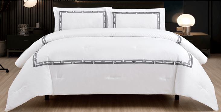 TH-E2301 Stineau K Duvet Comforter Sets (4 PCS)