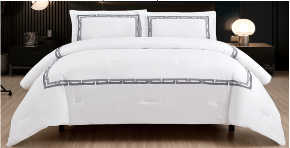 TH-E2301 Stineau Q Duvet Comforter Sets (3 PCS)