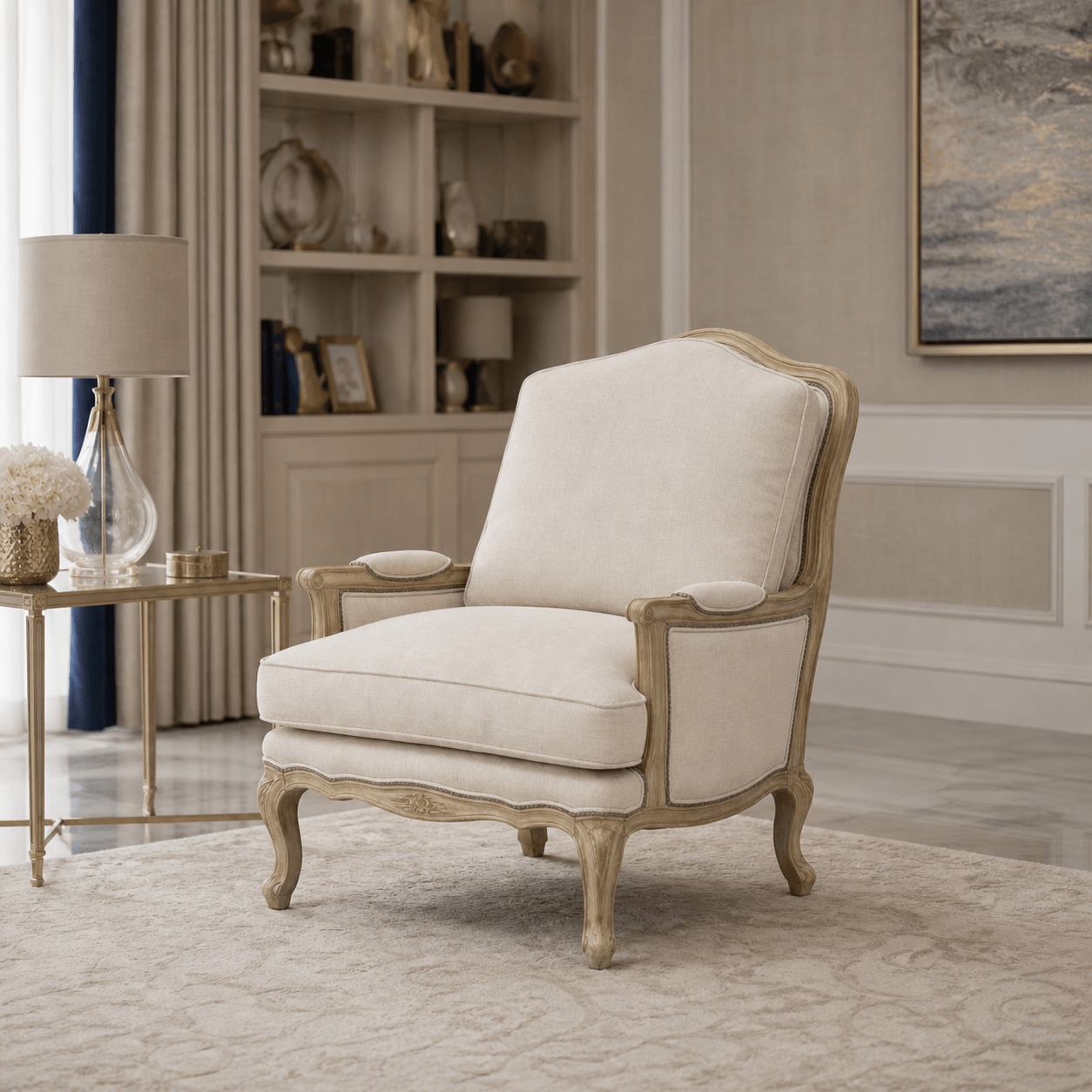 The Royal Navy Accent Chair