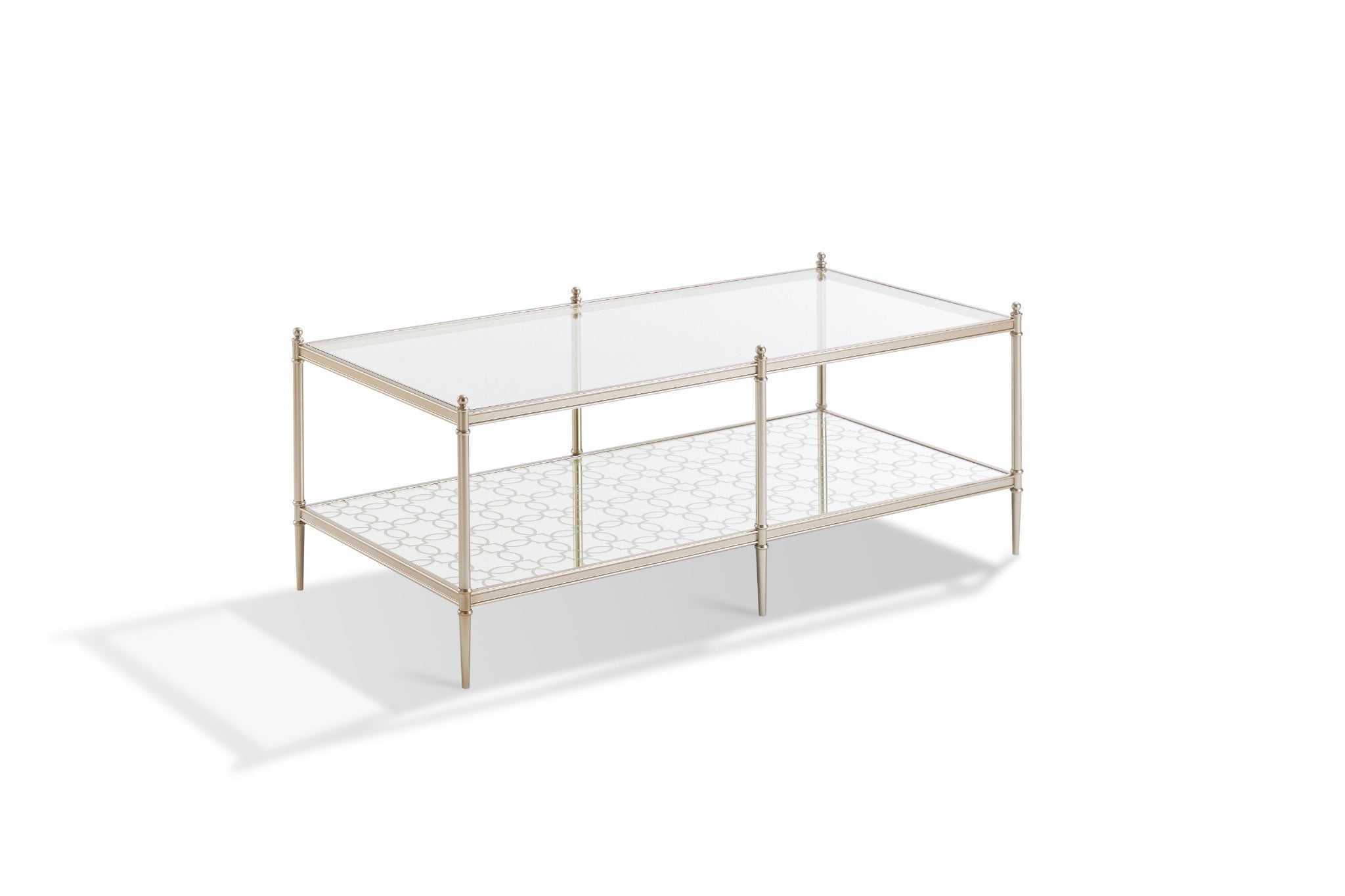 The Silver Vista Retanglar End TABLE