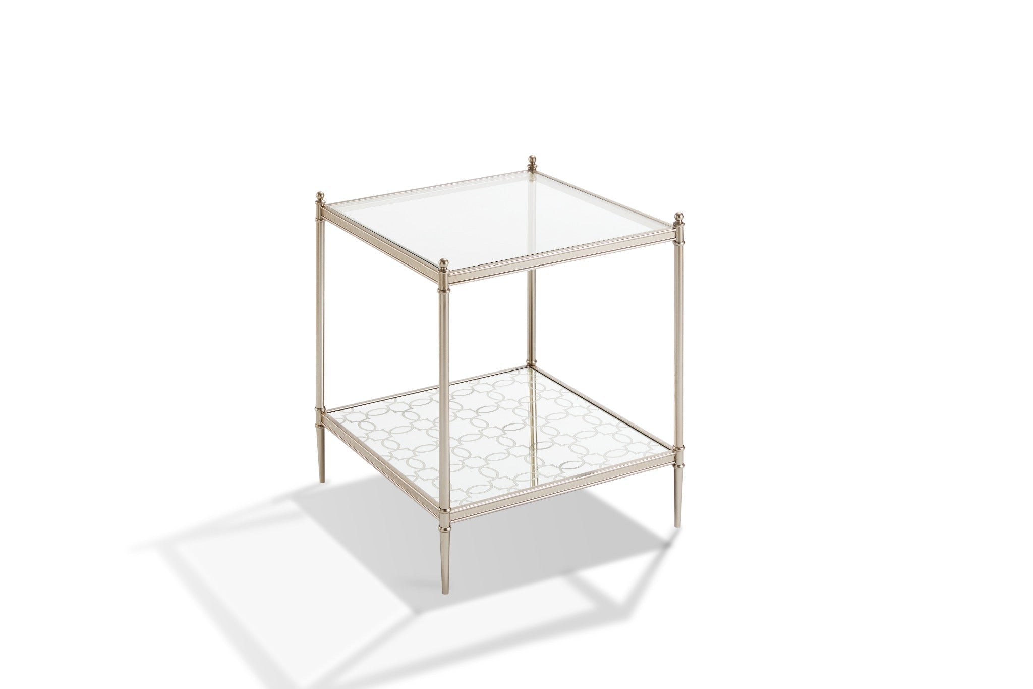 The Silver Vista Retanglar Side Table