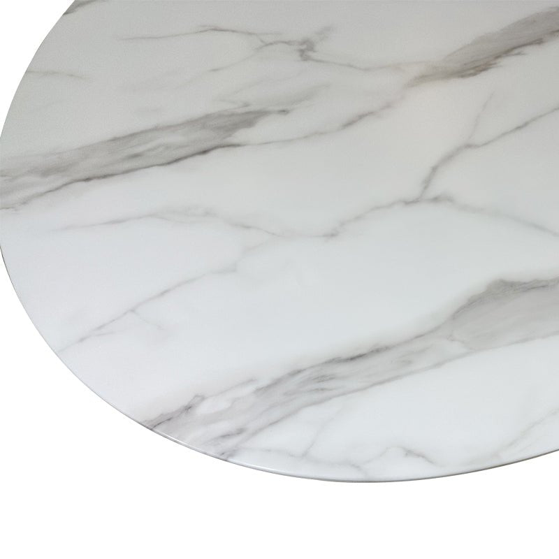 Twirl White Marble Dining Table 240 CM + S250 Scent diffuser machine(Silver)GIFT