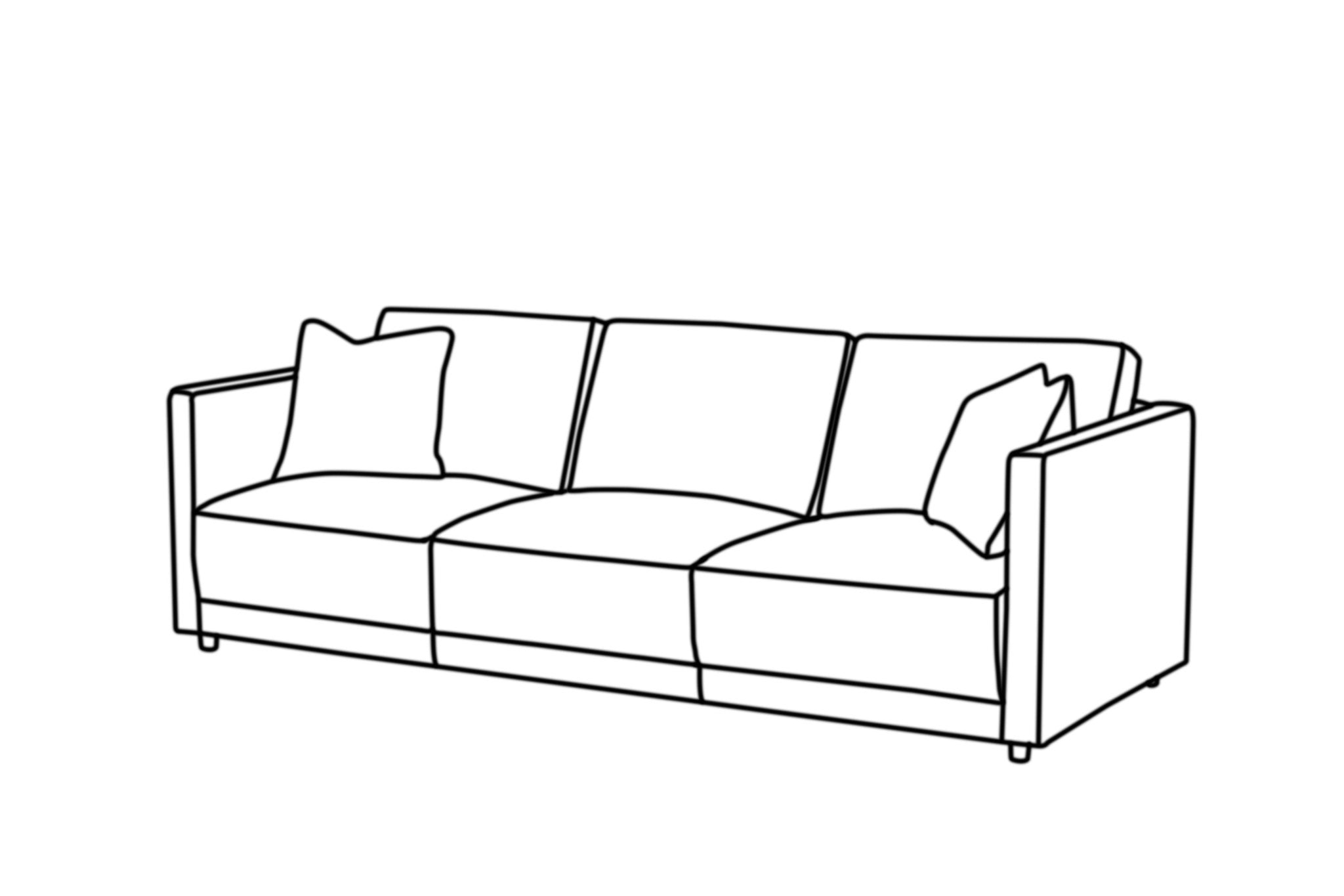 Velano Velvet Green 3 seater Sofa