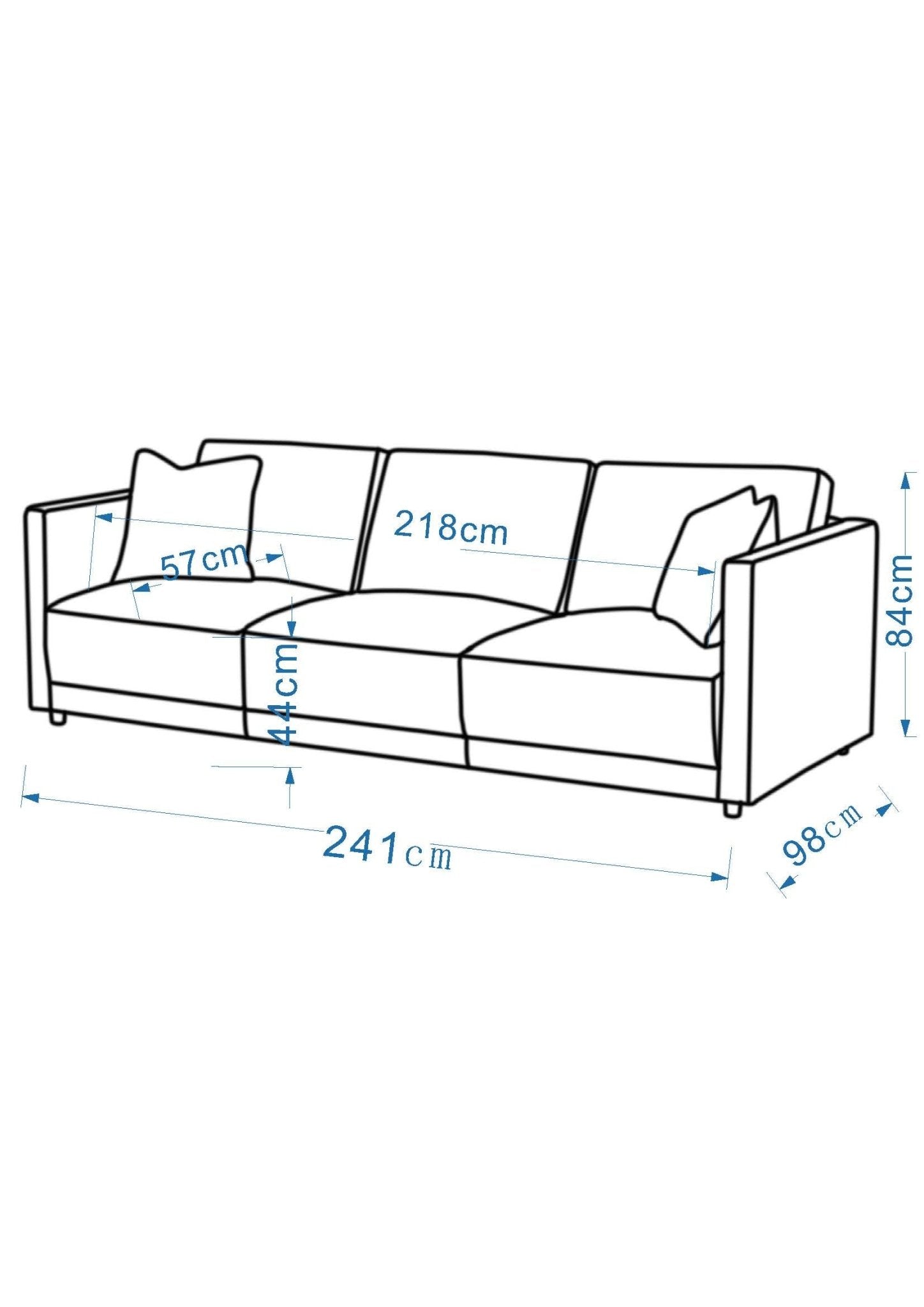 Velano Velvet Green 3 seater Sofa
