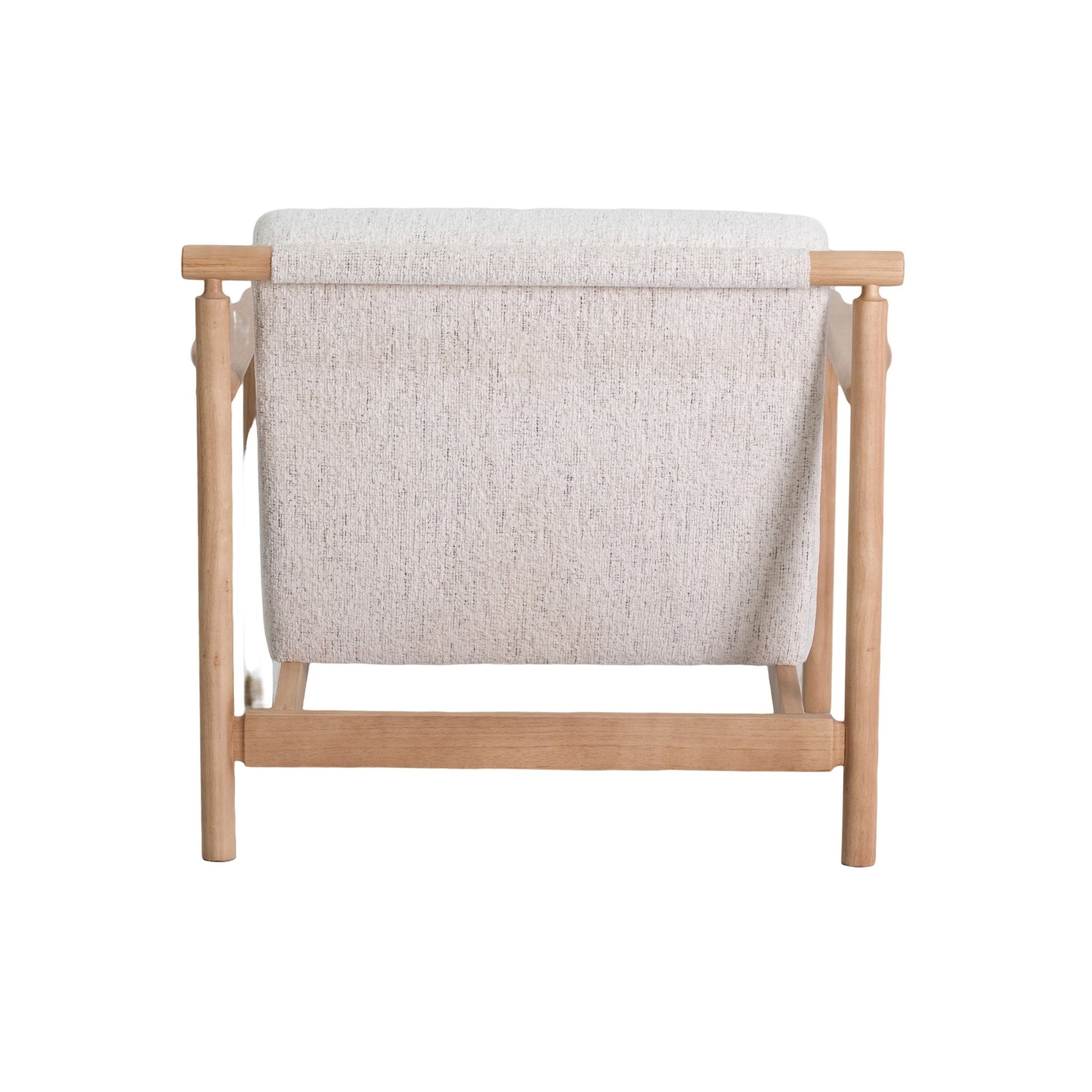 Vera White Accent Chair