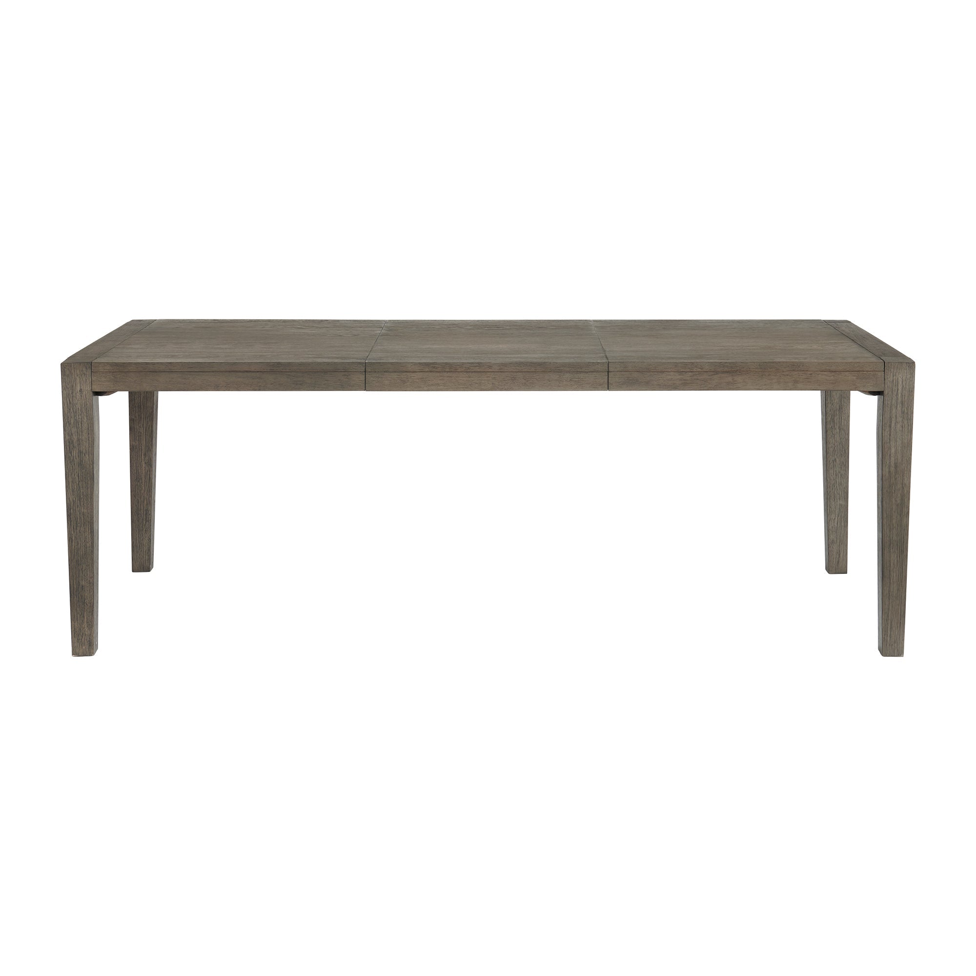 Versailles Contemporary Rectangular Dining Table With 1x24 leaf in Grey