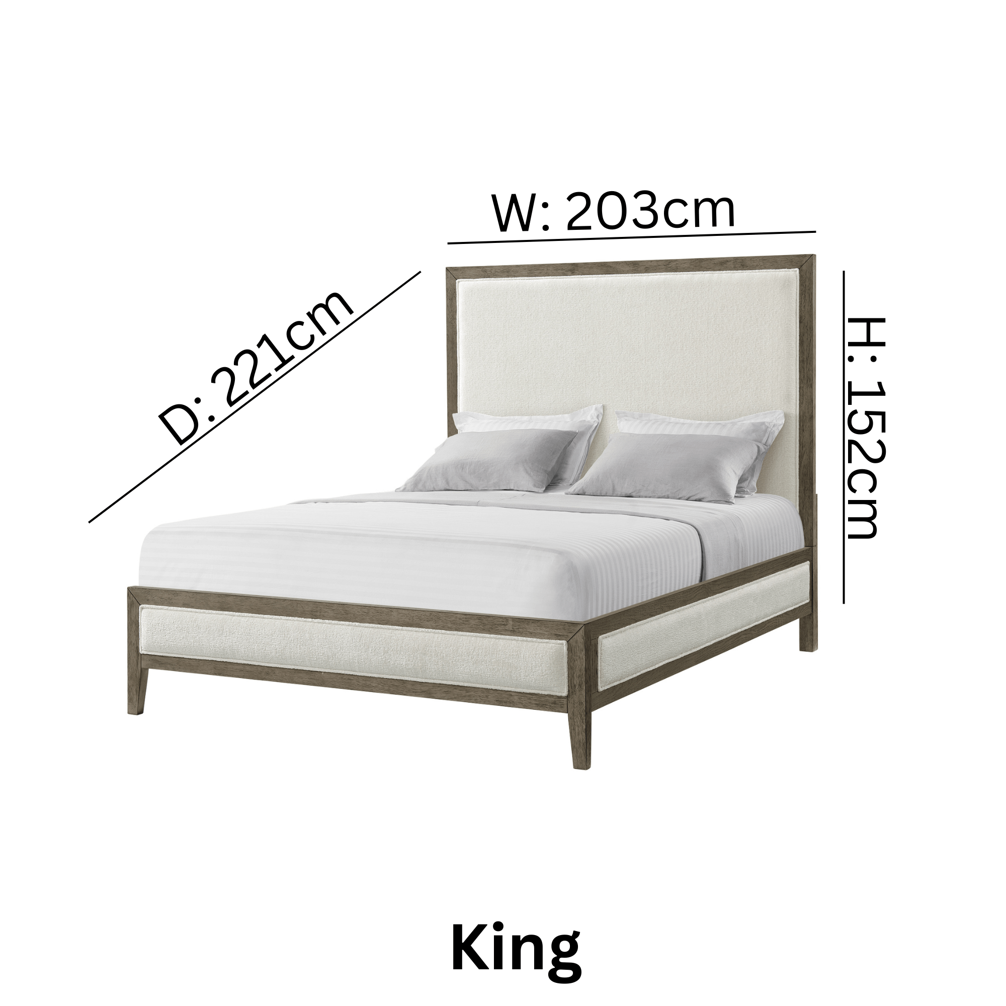 Versailles Contemporary 6-Drawer Dresser & Mirror