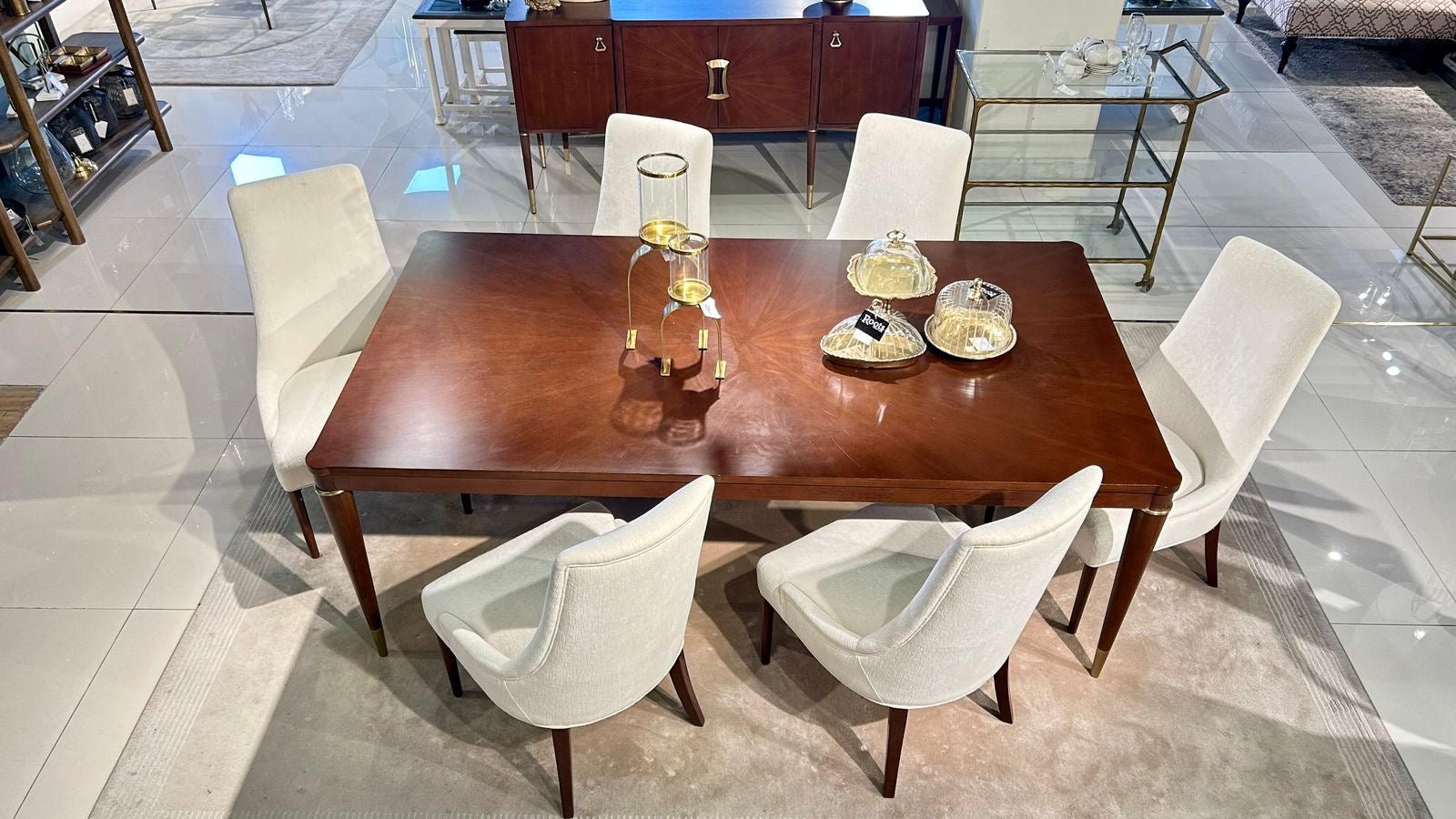 Victorian Dreams Brown Dining Table