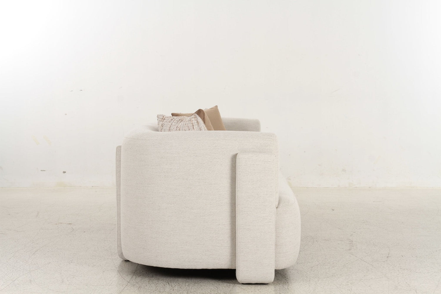 Vienna White 4 Seater Sofa