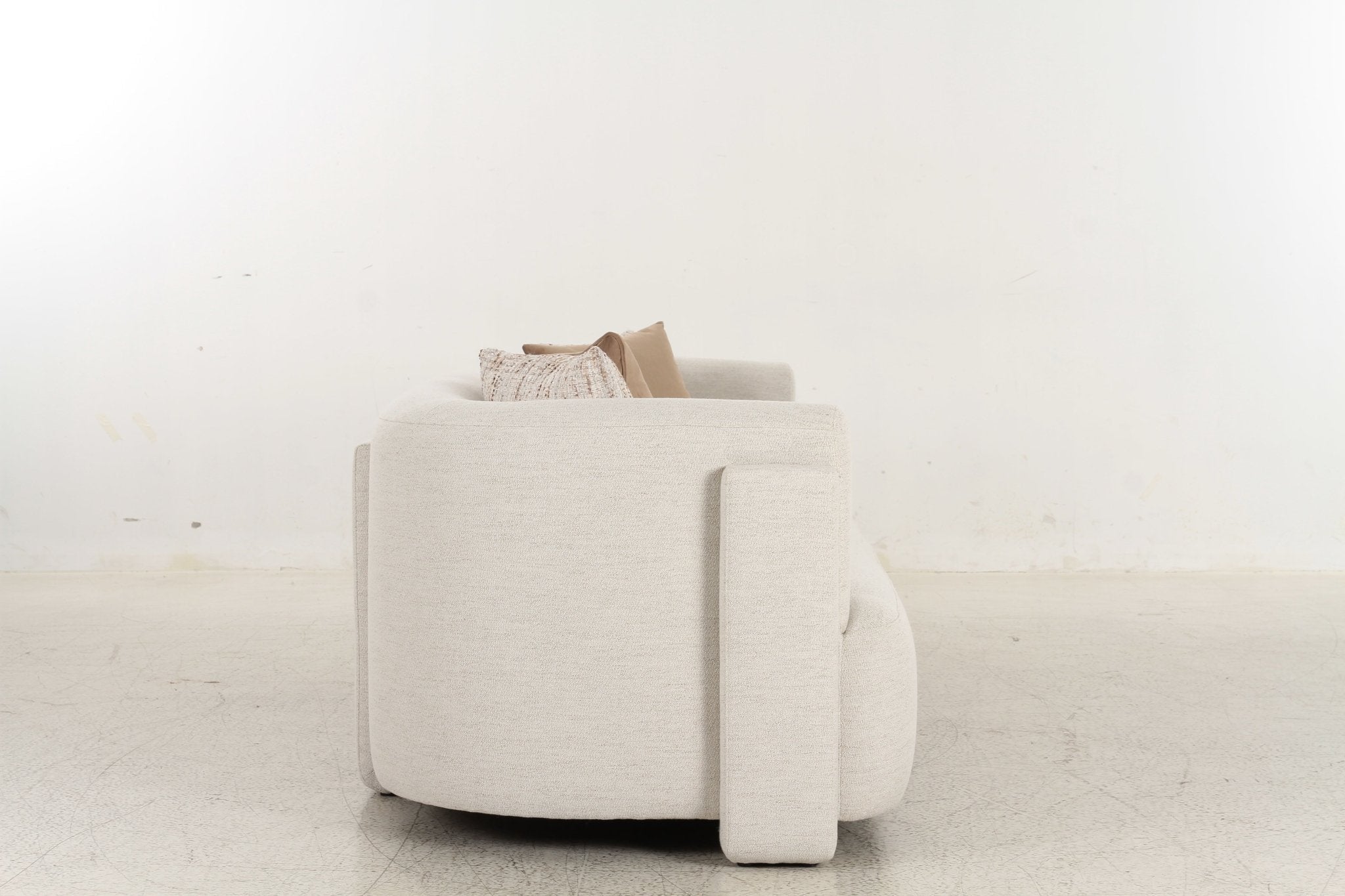 Vienna White 4 Seater Sofa