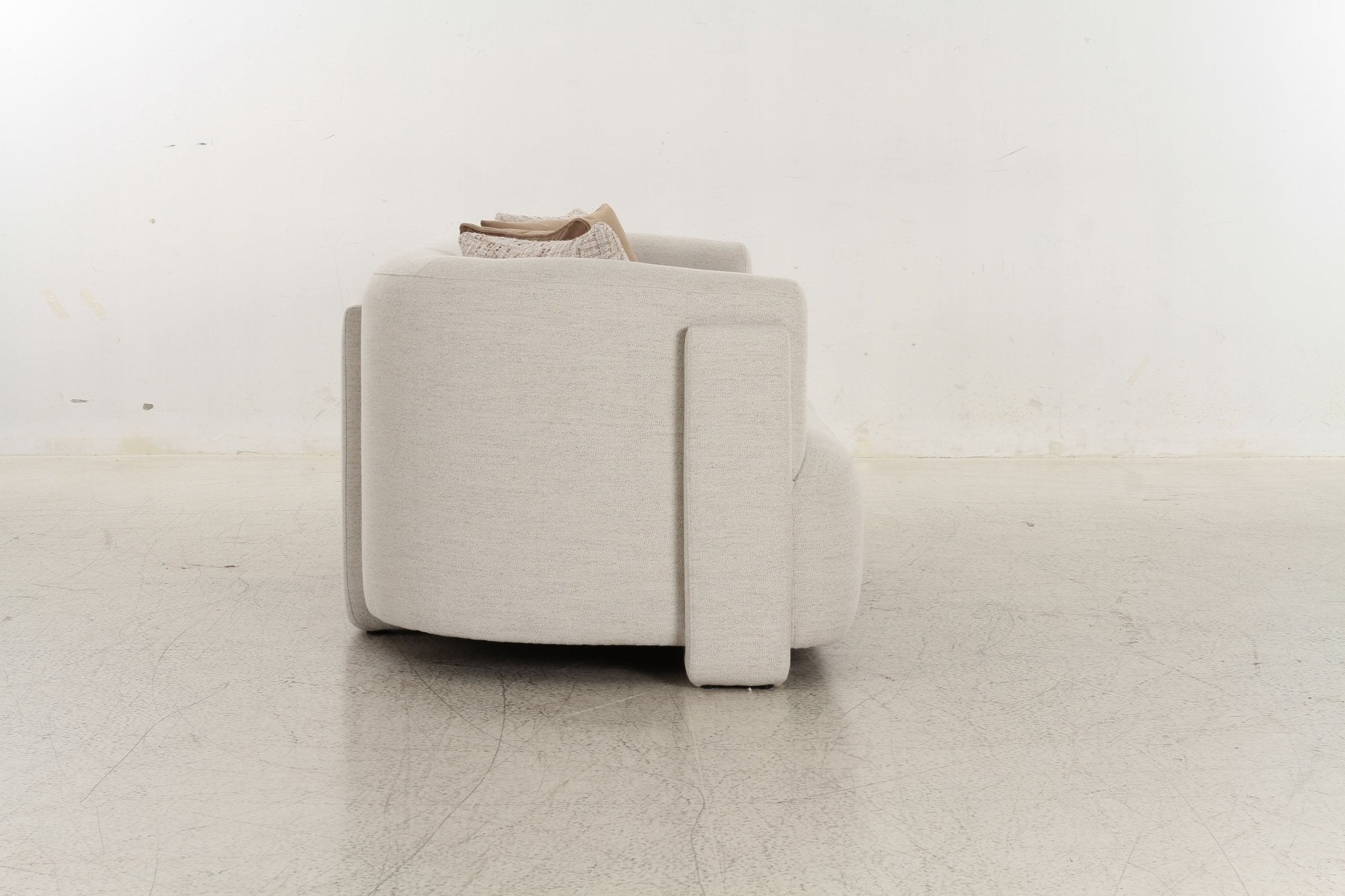 Vienna White 4 Seater Sofa
