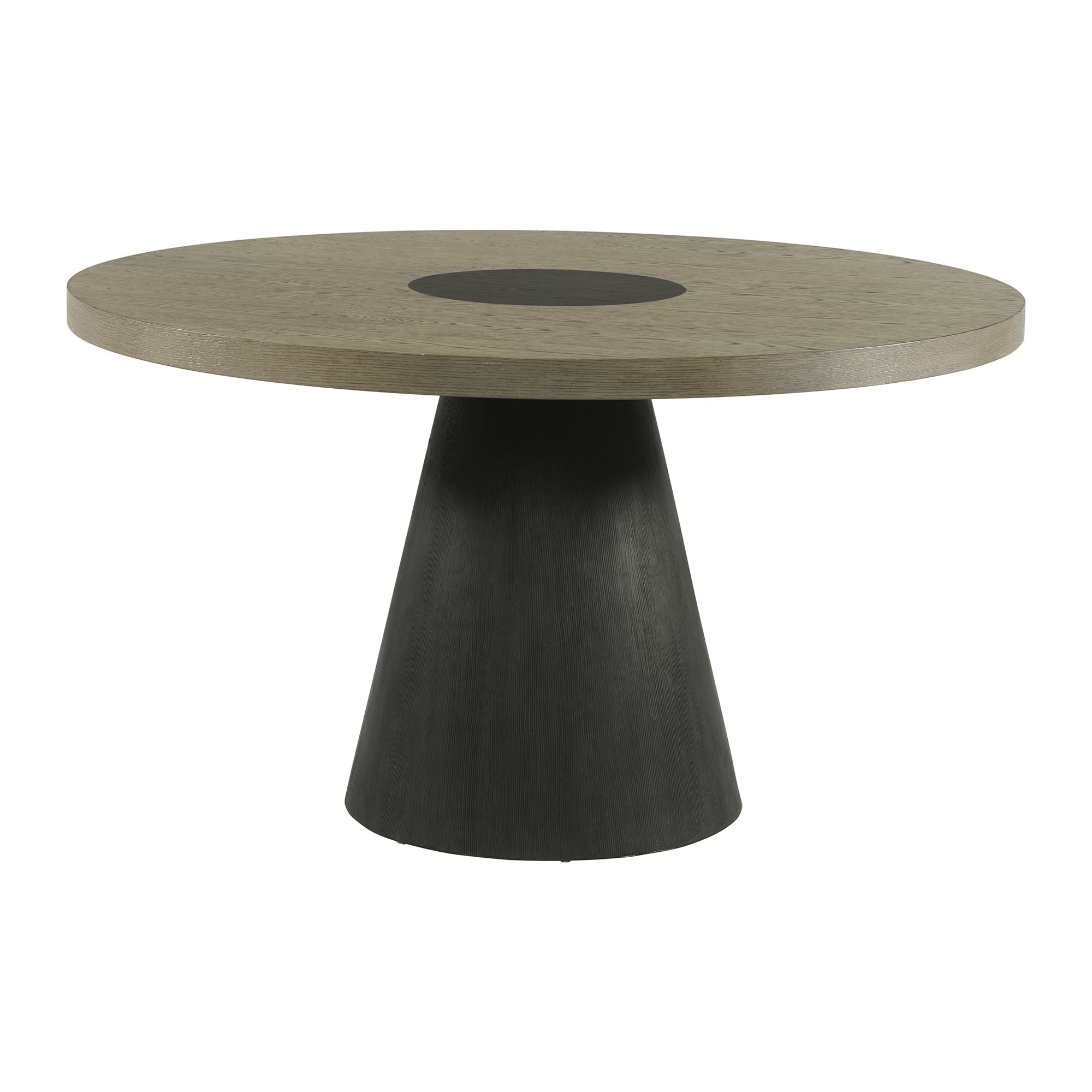 Mirren Round Dining Table Top& Base in Dark Espresso