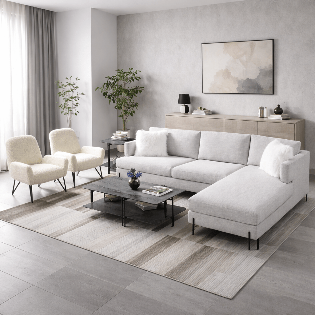 White Corner Sectional