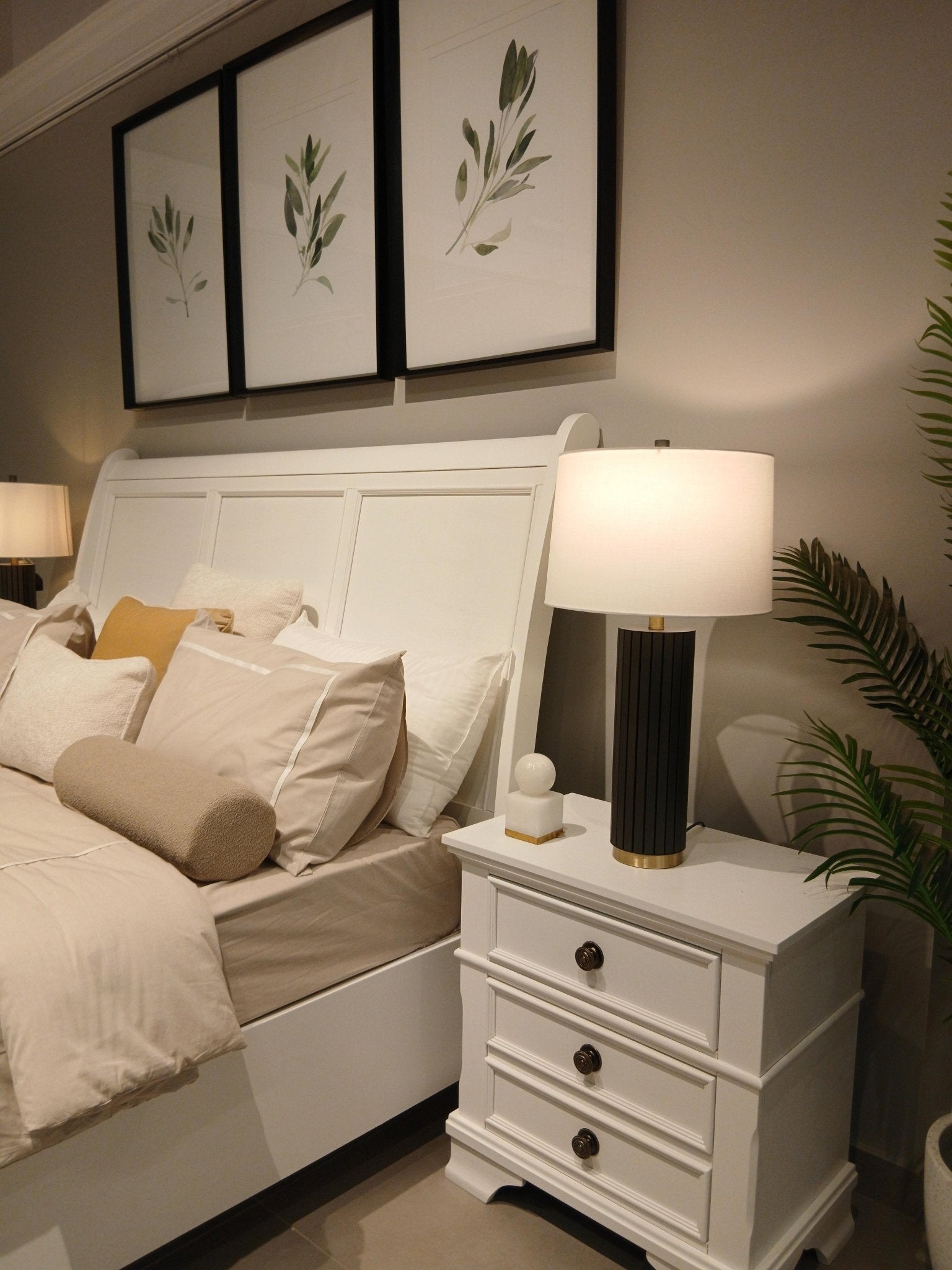 White Harmonious Haven Nightstand