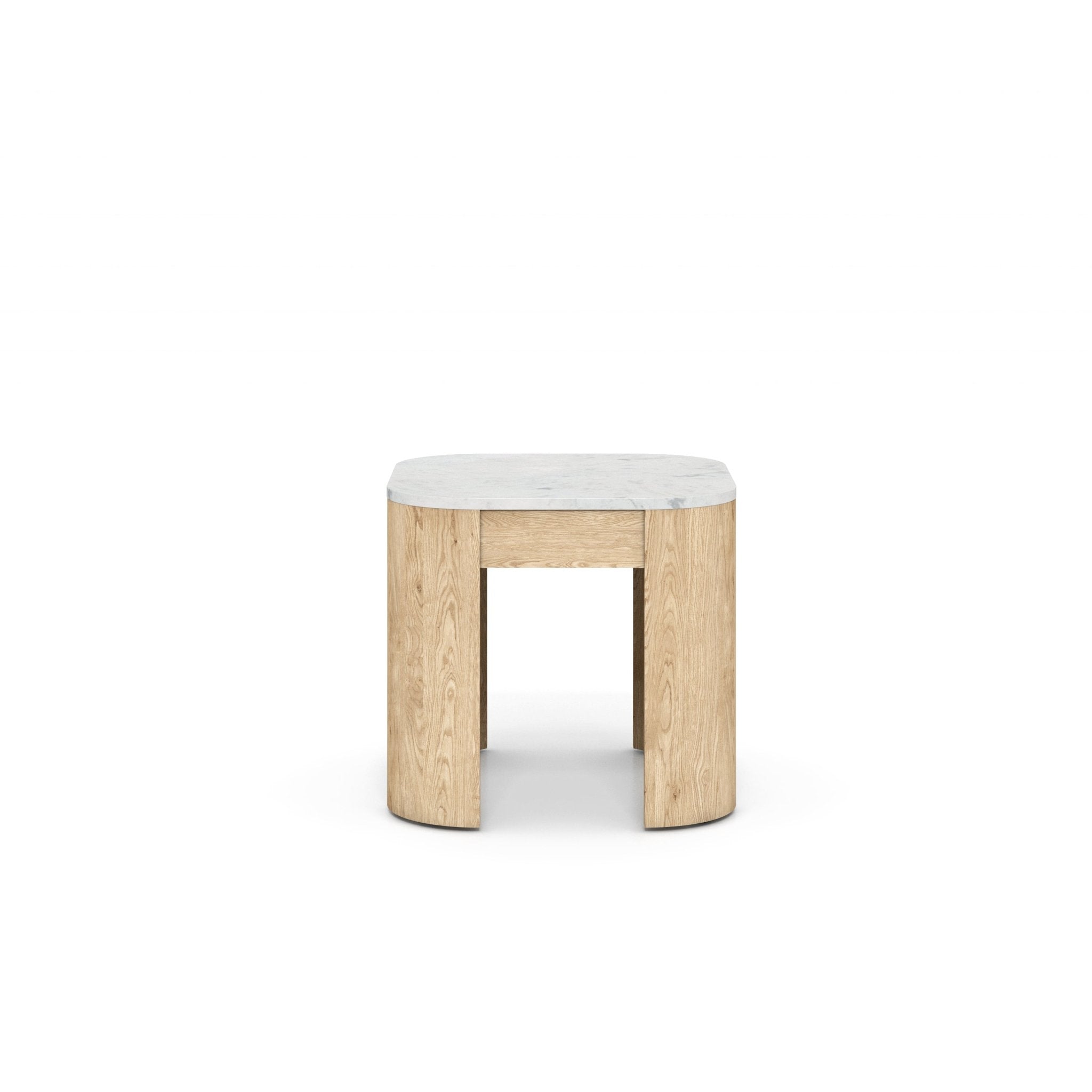Wire Brushed Side Table